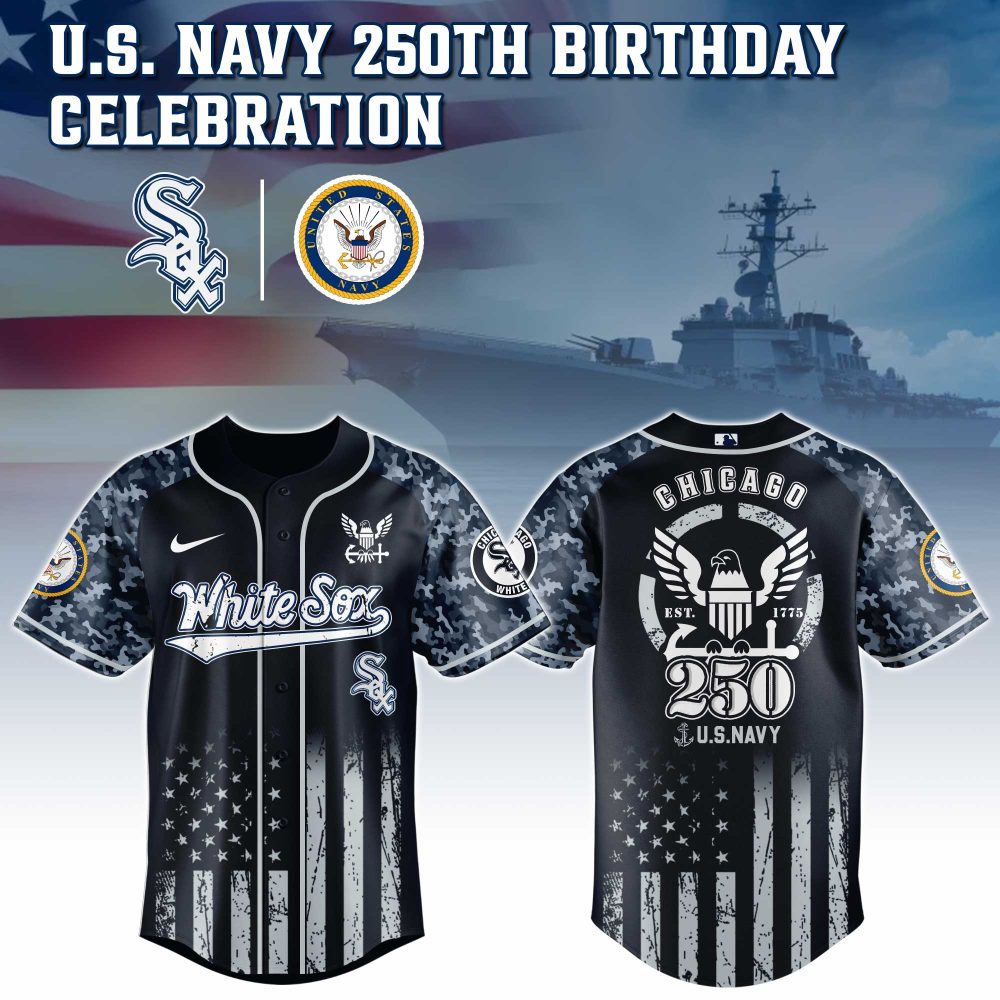 Chicago White Sox Mlb X 250 U.S. Navy Baseball Jersey
