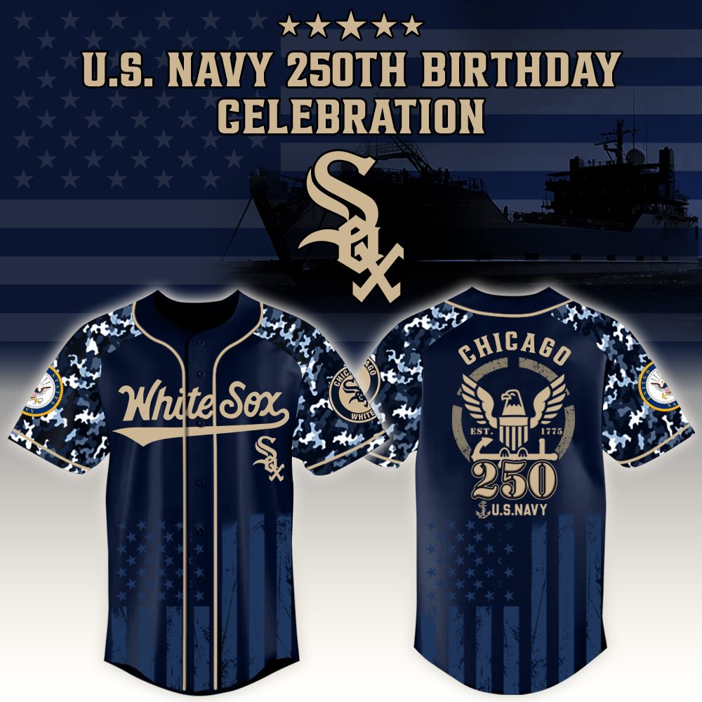 Chicago White Sox X Mlb Honoring 250 Years Of The U.S. Navy – Mlb Baseball Jersey