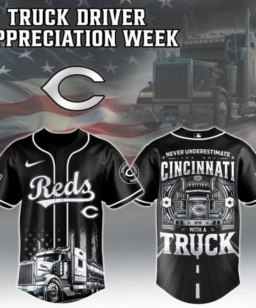 Cincinnati Reds Mlb X Nation Truck Driver Appreciation Week Limited Edition Jersey