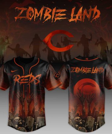 Cincinnati Reds Mlb X Zombieland Baseball Jersey