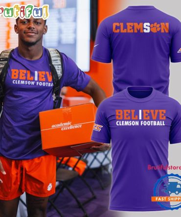 Clemson Tigers Believe Clenson Football T Shirt