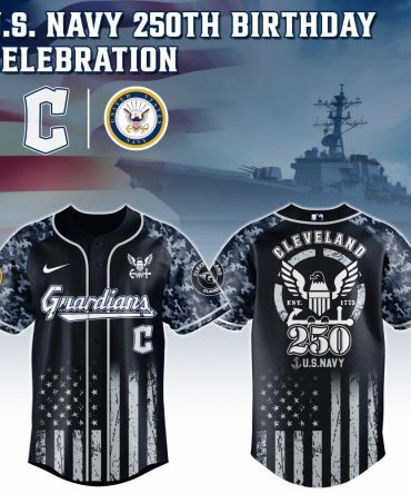 Cleveland Guardians Mlb X 250 U.S. Navy Baseball Jersey