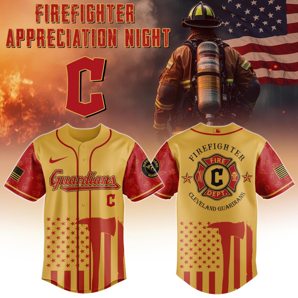 Cleveland Guardians Mlb X Firefighter Appreciation Night Special Edition Jersey