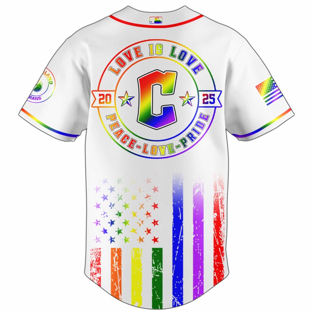 Cleveland Guardians Mlb X Happy Pride Month Limited Edition Jersey - Image 3