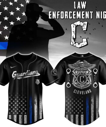 Cleveland Guardians Mlb X Law Enforcement Night Edition Jersey