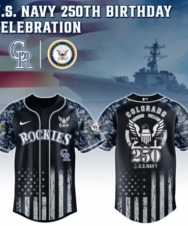Colorado Rockies Mlb X 250 U.S. Navy Baseball Jersey