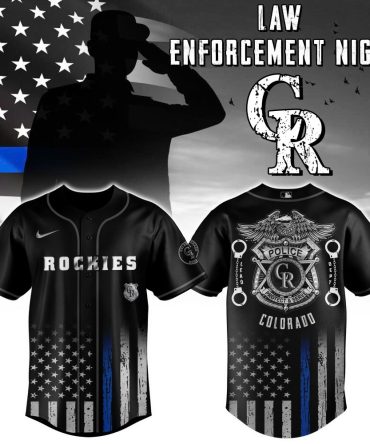 Colorado Rockies Mlb X Law Enforcement Night Edition Jersey