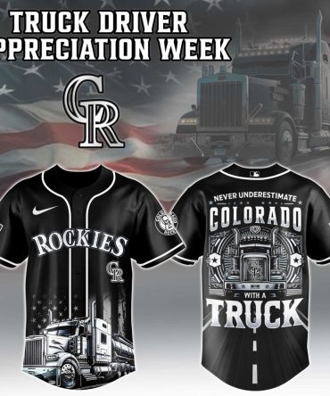 Colorado Rockies Mlb X Nation Truck Driver Appreciation Week Limited Edition Jersey