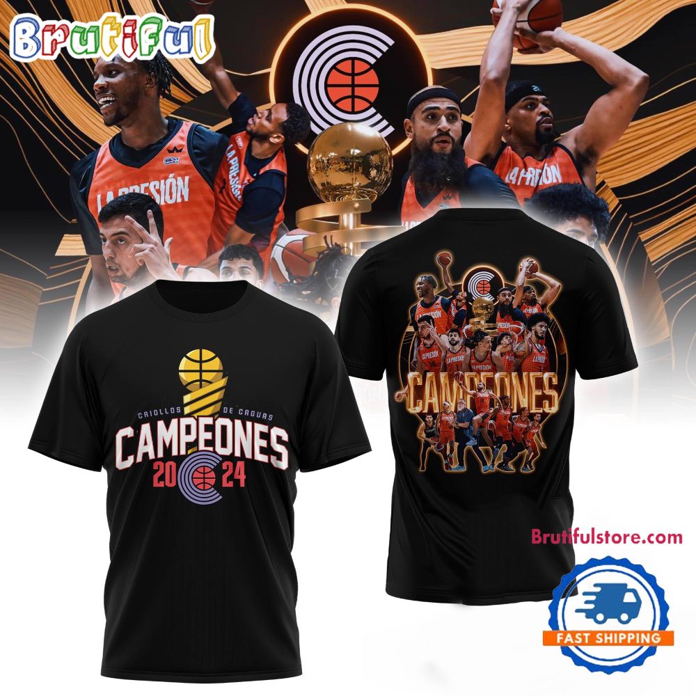 Criollos De Caguas Bsn Campeones Team Player 2024 T Shirt