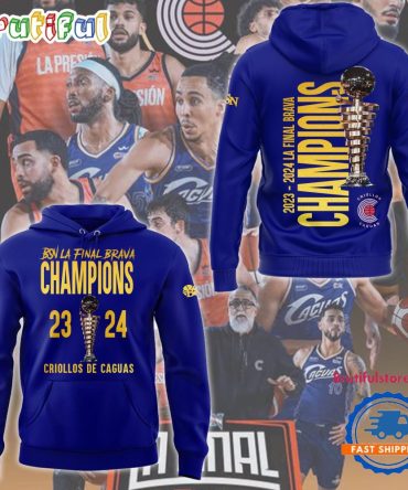 Criollos De Caguas Champions Bsn La Final Brava 2024 3D Shirt