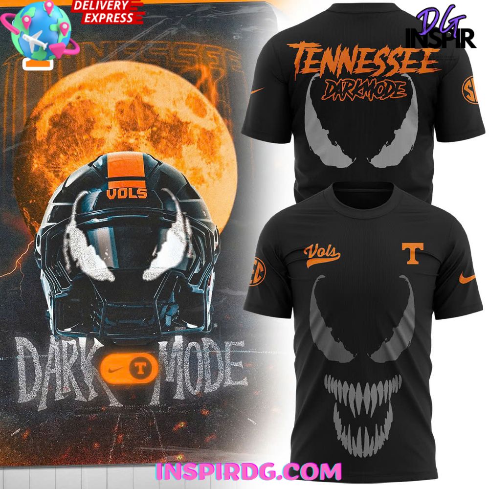 Tennessee Volunteers Venom Dark Mode Special T-Shirt