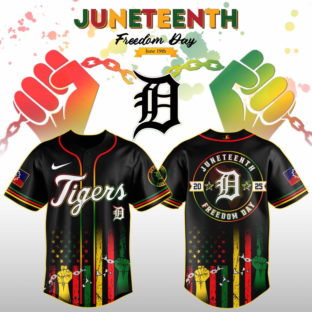 Detroit Tigers Mlb X Juneteenth Day Jersey Edition Jersey