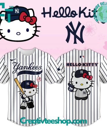 New York Yankees X Hello Kitty Baseball Jersey