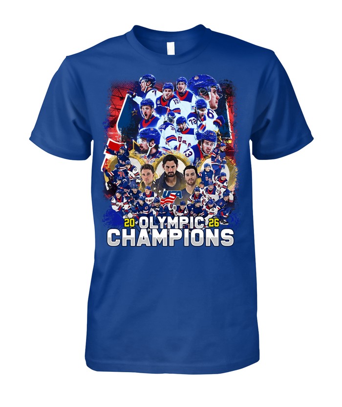 Team Usa Gold Olympic Champions 2026 Shirt