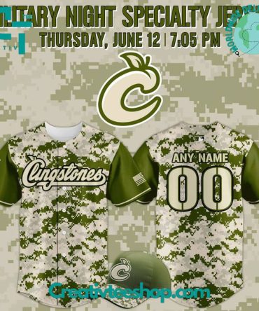 Columbus Clingstones X Military Night 2025 Personalized Baseball Jersey