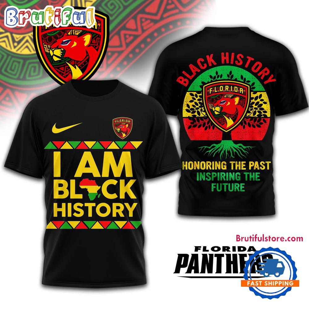 Florida Panthers 2026 Nhl Black History Limited Edition 3D Shirt