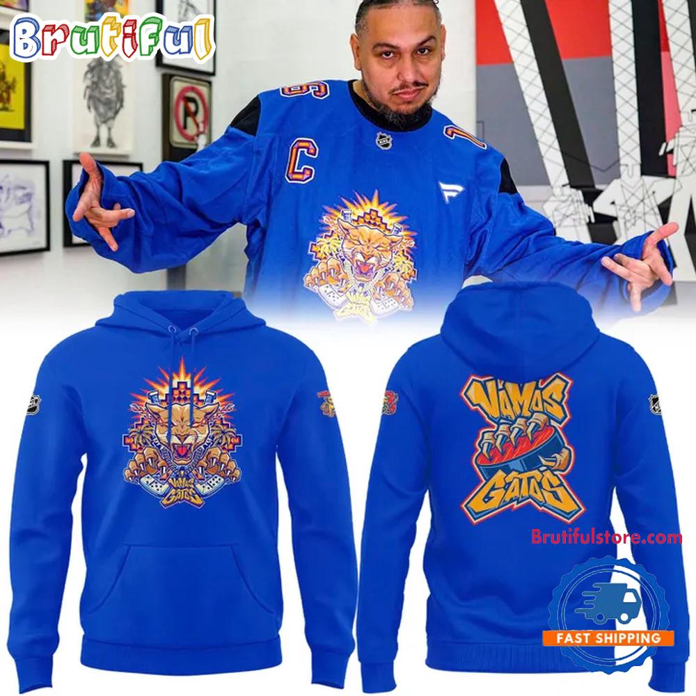 Florida Panthers Vamos Gatos Uniform 2026 Hoodie
