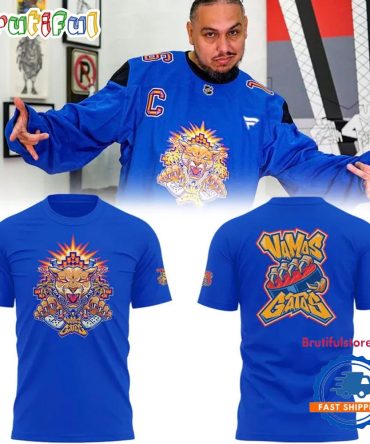 Florida Panthers Vamos Gatos Uniform 2026 T Shirt