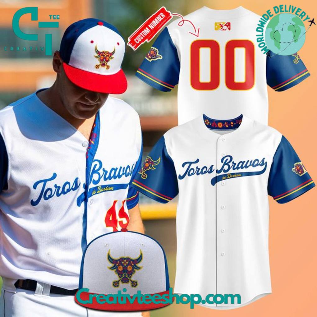 Durham Bulls Latin American Hispanic "Toros Bravos" Special Baseball Jersey