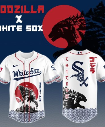Godzilla X Chicago White Sox Mlb Custom Baseball Jersey