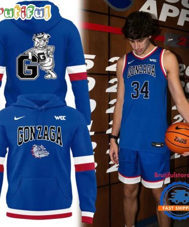 Gonzaga Bulldogs Basketball Throwback Uniform 2026 Limited Edition Hoodie