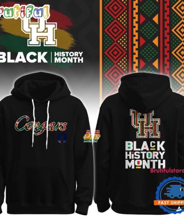 Houston Cougars Basketball Black History Month 2026 Limited Edition Hoodie Shirt