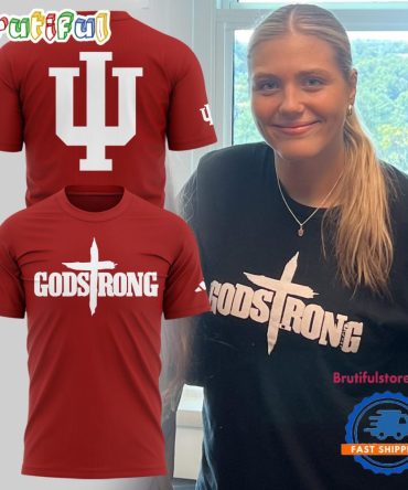 Indiana Hoosiers Basketball Godstrong 3D Shirt