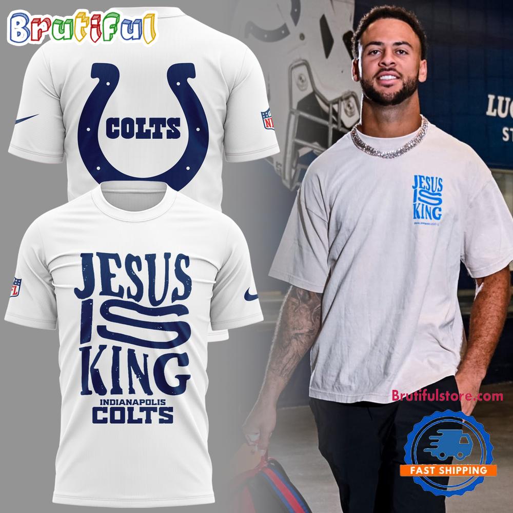 Indianapolis Colts Jesus Is King T Shirt