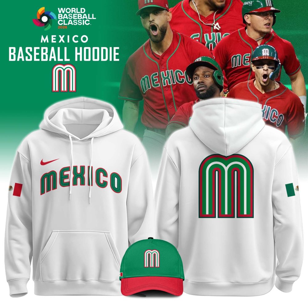 Mexico Baseball 2026 World Baseball Classic Hoodie Limited Edition White (Apparel Only)