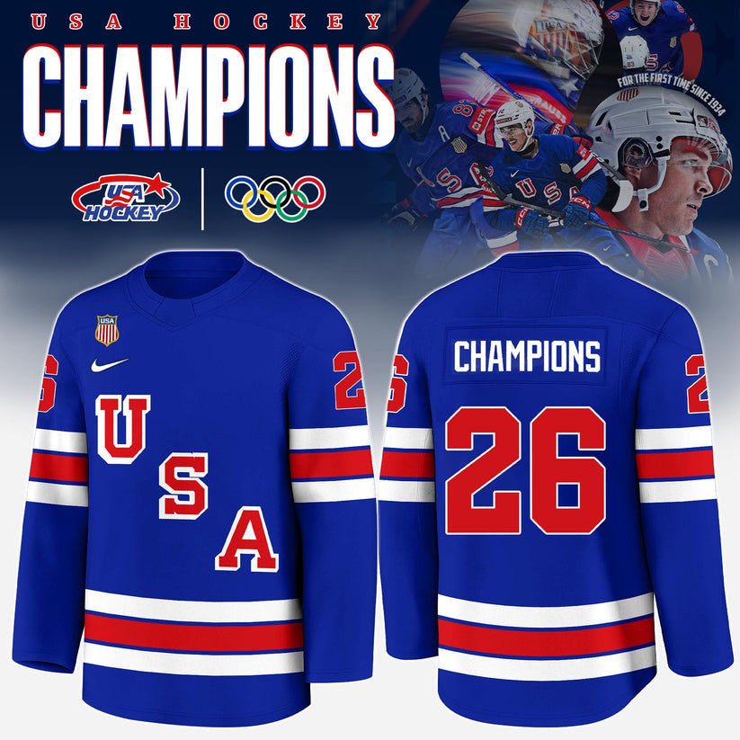 Usa Olympic 2026 New Customize Hockey Jersey