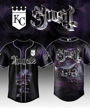 Kansas City Royals Mlb X Ghost Night Show Custom Baseball Jersey