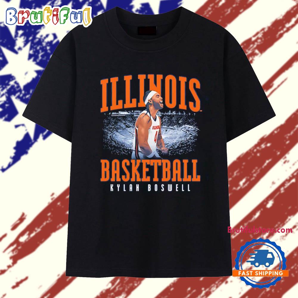 Kylan Boswell Illinois Fighting Illini Classic T Shirt
