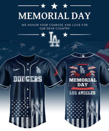 Los Angeles Dodgers Special Memorial Day Limited Edition Custom Baseball Jersey