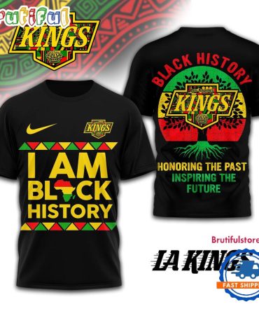 Los Angeles Kings 2026 Nhl Black History Limited Edition 3D Shirt