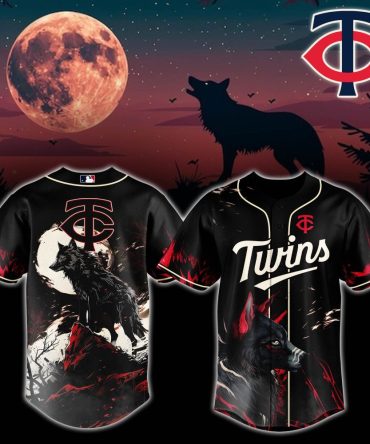 Minnesota Twins Mlb X Wolf Custom Baseball Jersey