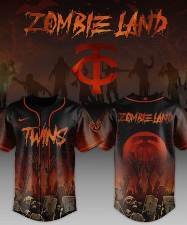Minnesota Twins Mlb X Zombieland Custom Baseball Jersey