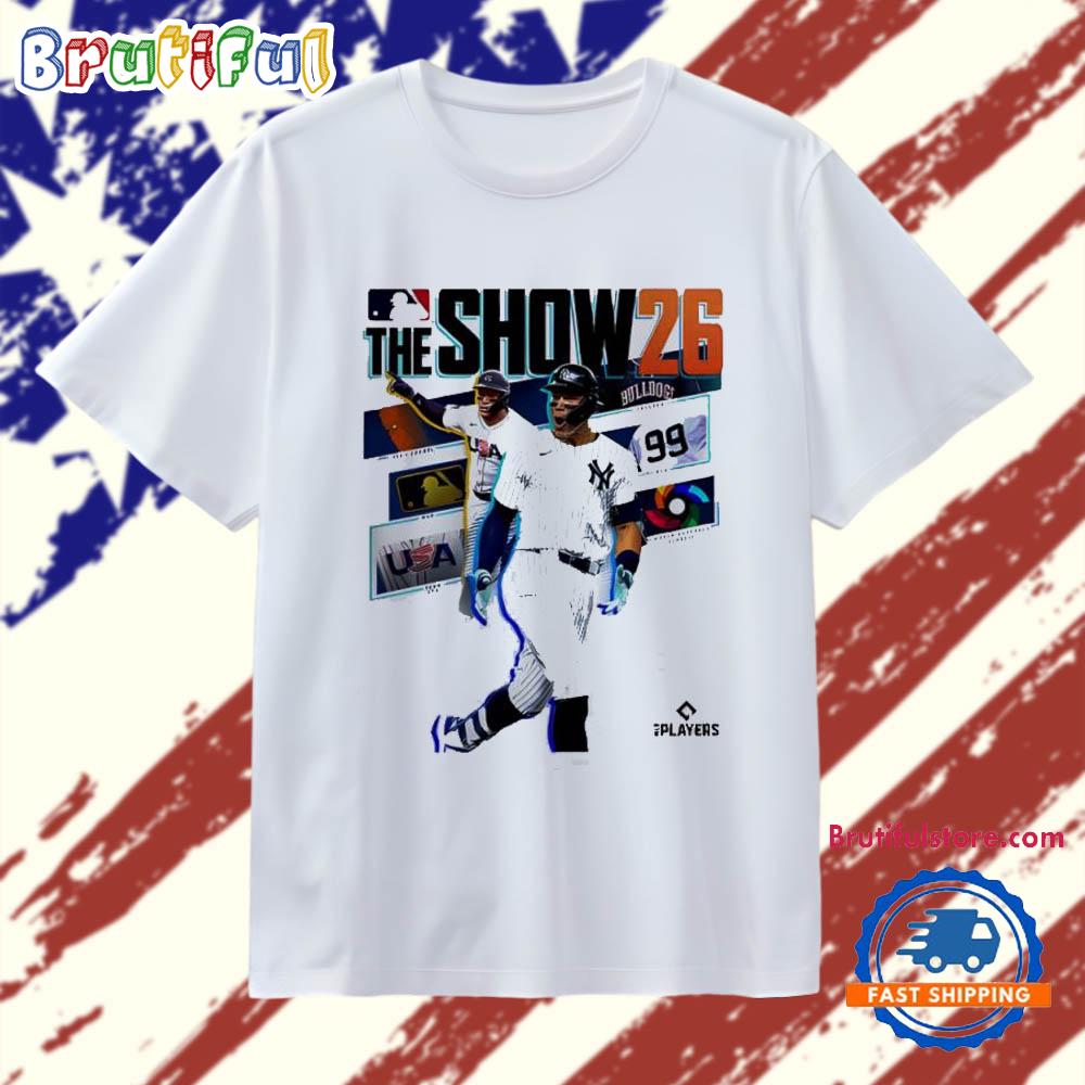 Mlb The Show 26 Aaron Judge From New York Yankees T Shirt