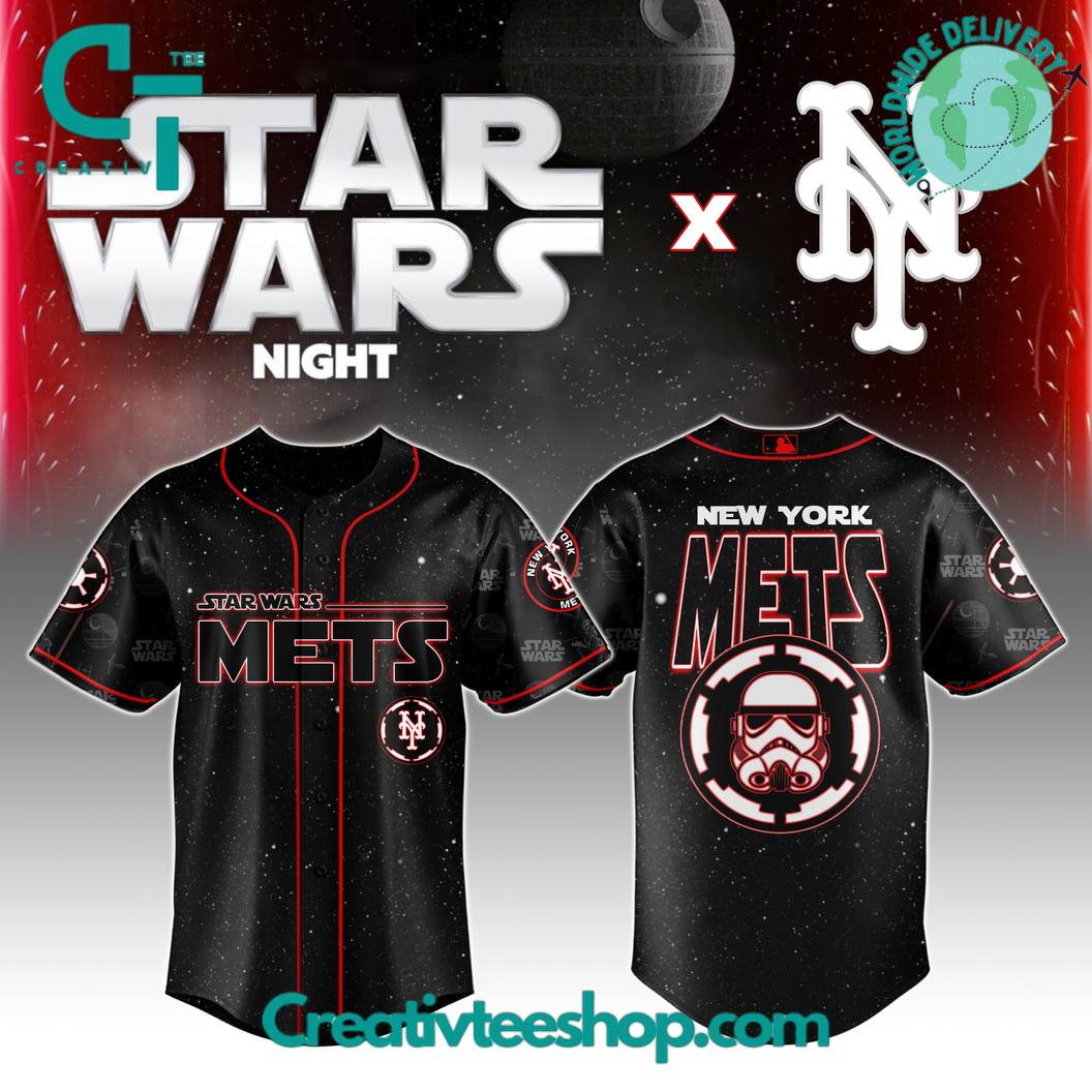 New York Mets Mlb X Star Wars Night 2025 Special Edition Baseball Jersey