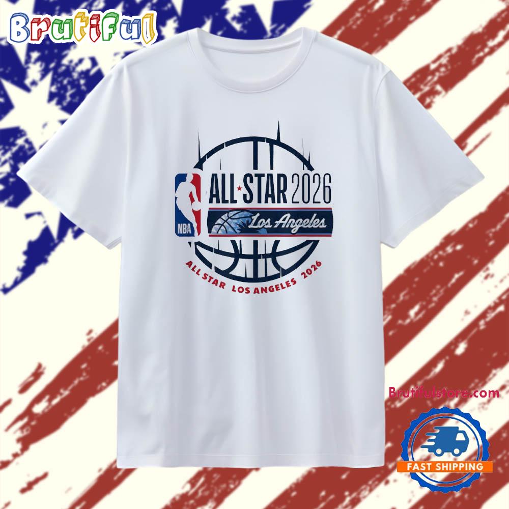 Nba Official All-Star Drip All Star Los Angeles 2026 T Shirt