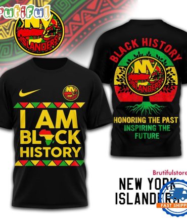 New York Islanders 2026 Nhl Black History Limited Edition 3D Shirt