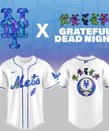 New York Mets Mlb X Grateful Dead Theme Night Game Custom Baseball Jersey