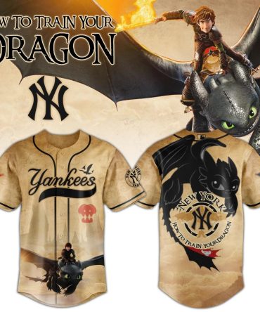 New York Yankees Mlb X How To Train Your Dragon Toothless Custom Baseball Jersey