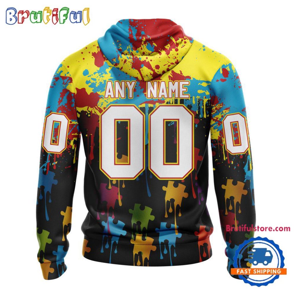 Nhl Florida Panthers Special Autism Awareness Custom Hoodie, Sweatshirt, Tshirt - Image 2