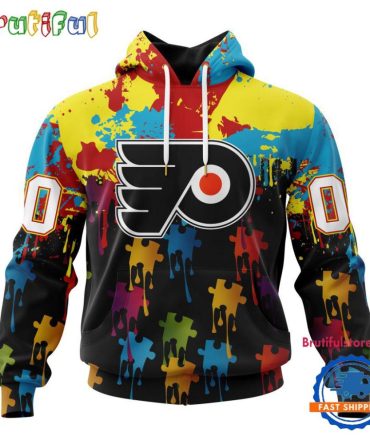 Nhl Philadelphia Flyers Special Autism Awareness Custom Hoodie, Sweatshirt, Tshirt