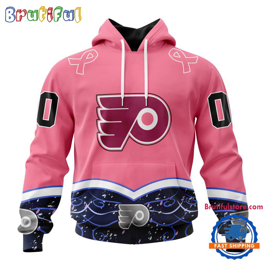 Nhl Philadelphia Flyers Specialized Hockey Fights Cancer Hoodie