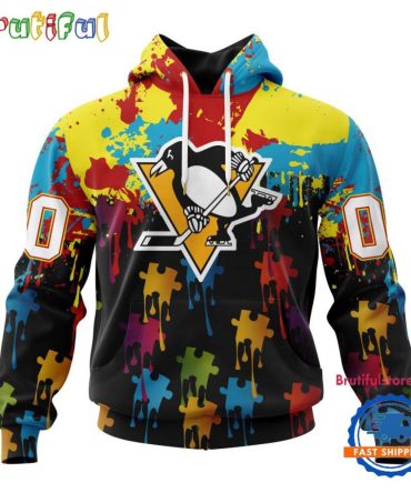 Nhl Pittsburgh Penguins Special Autism Awareness Custom Hoodie, Sweatshirt, Tshirt