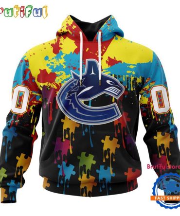 Nhl Vancouver Canucks Special Autism Awareness Custom Hoodie, Sweatshirt, Tshirt