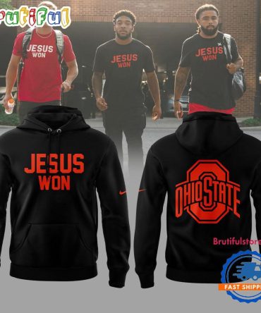 Ohio State Football Jesus Won Hoodie