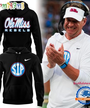Ole Miss Rebels Special Edition Coach Lane Kiffin Black Hoodie