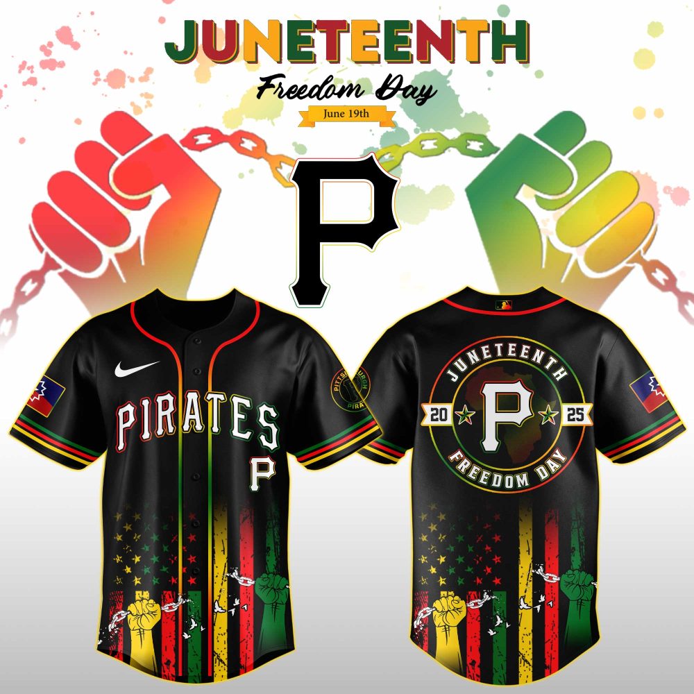 Pittsburgh Pirates Mlb X Juneteenth Day Custom Baseball Jersey Edition Custom Baseball Jersey